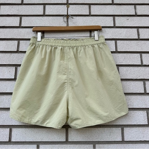Madewell Pull-On Shorts in Signature Popin Faded Seagrass Pistachio Sage Green - Picture 13 of 15